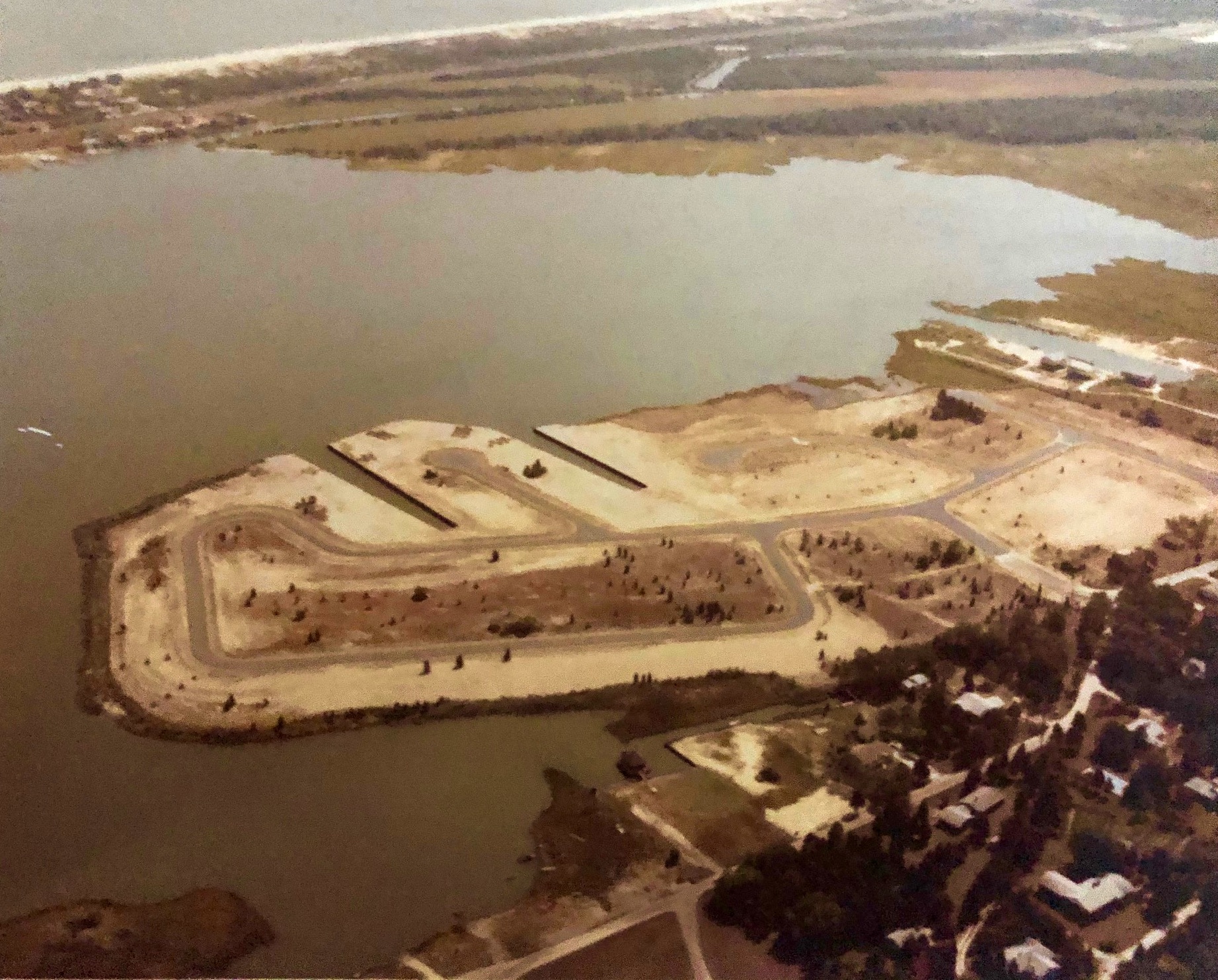 Quillen's Point in 1982, at start of development.