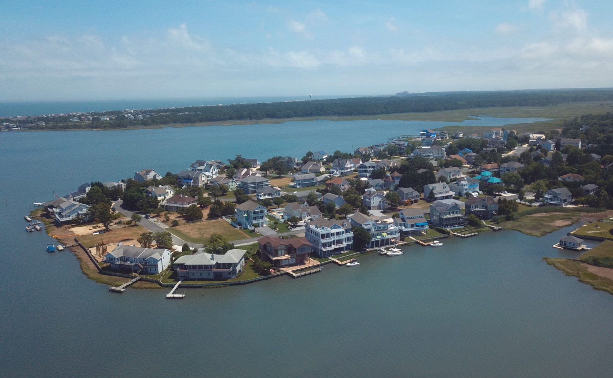 Aerial view of Quillen's Point